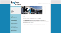 Desktop Screenshot of elektro-koller.ch